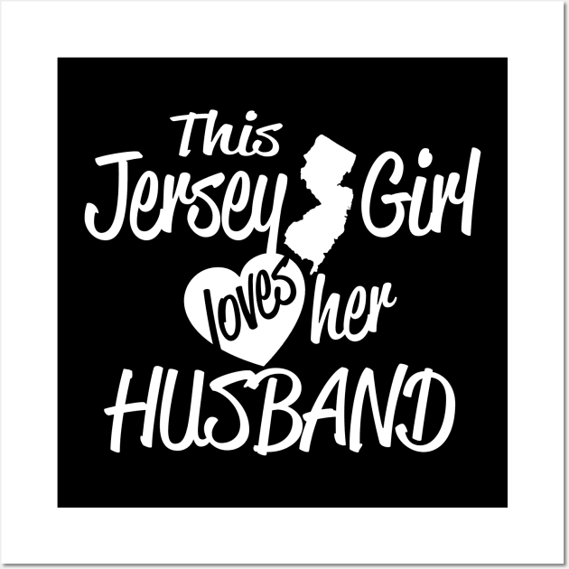 this jersey girl is not arguing Wall Art by TshirtsCintia